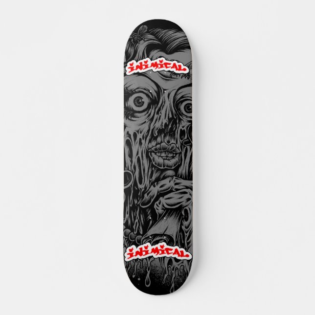 Inimical Zombie Lady  Skateboard (Front)