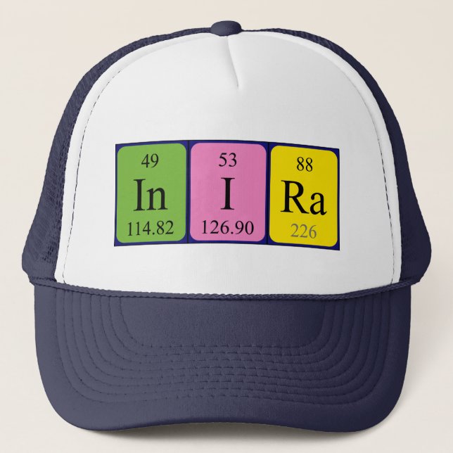 Inira periodic table name hat (Front)