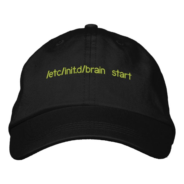 init brain embroidered hat (Front)