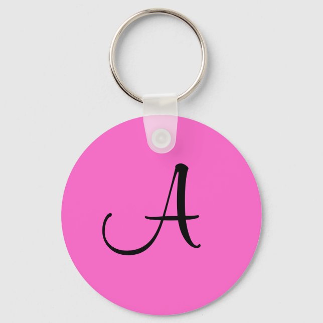 Initial "A" Key Ring (Front)