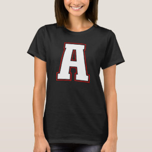 Initial A Monogram A Letter A Capital Alphabet T-Shirt