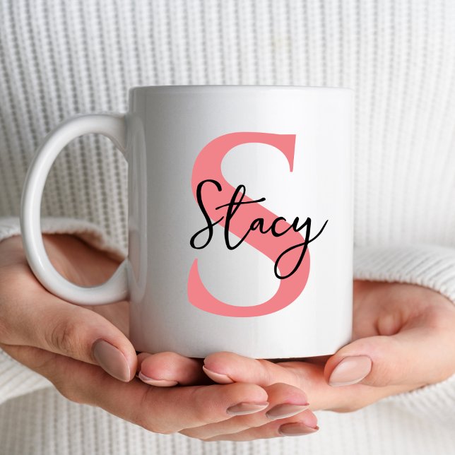 Initial Alphabet Monogram Letter Christmas Gifts Mug (Creator Uploaded)