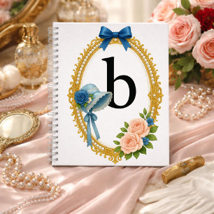 Initial B Writing Personalised Regency Notebook