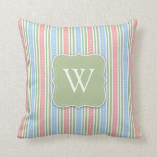 Initial Baby Girl/Boy Throw Pillow