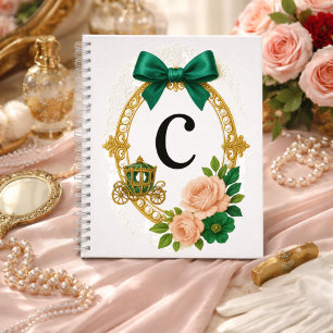 Initial C Bridesmaid Gift Regency Elegant Notebook