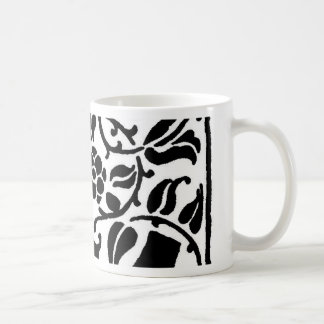 Initial C Monogram. Floral Name Customised Pattern Coffee Mug