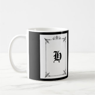 "INITIAL CUSTOMIZED MUG" COFFEE MUG