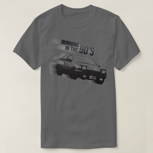 Initial D 1 Running in the 90s CLEAR ver T-Shirt (Design Front)