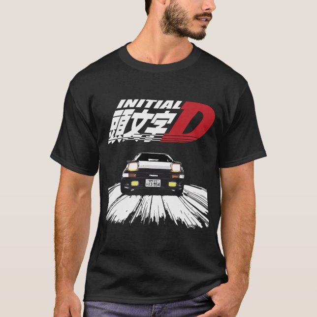 Initial D -  AE86 CHASE T-Shirt (Front)