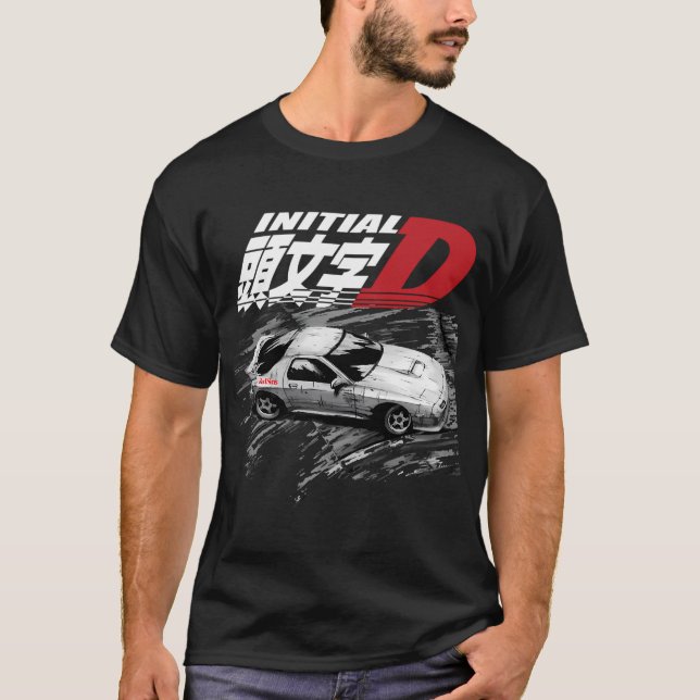 Initial D FC RX7 Drifting - Ryosuke Takahashi RedS T-Shirt (Front)