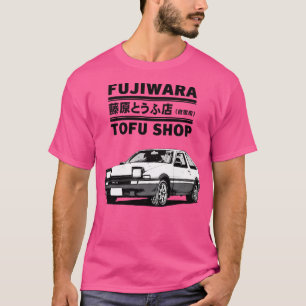 Initial D Fujiwara Tofu Shop Ae86 Manga T-Shirt