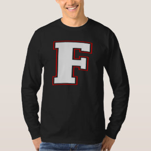 Initial F Monogram F Letter F Capital Alphabet T-Shirt