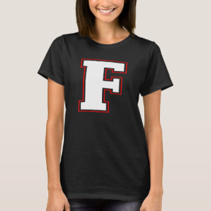 Initial F Monogram F Letter F Capital Alphabet T-Shirt
