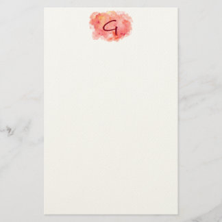 Initial 'G' Stationery