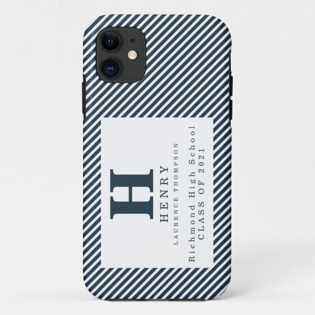 INITIAL GRADUATION Case-Mate iPhone CASE (Back)