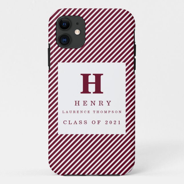 INITIAL GRADUATION  Case-Mate iPhone CASE (Back)