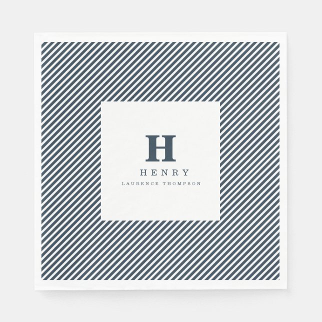 INITIAL GRADUATION PARTY NAPKINS (Front)