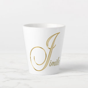 “Initial J” Latte Mug