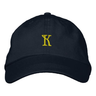 INITIAL "K" Designer Cap