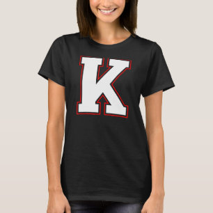 Initial K Monogram K Letter K Capital Alphabet T-Shirt