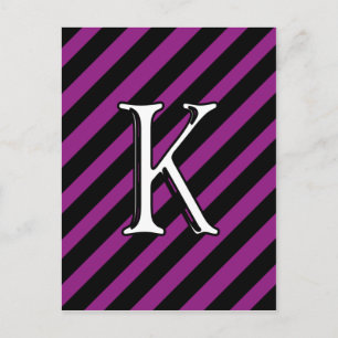 Initial K Postcard