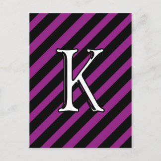 Initial K Postcard