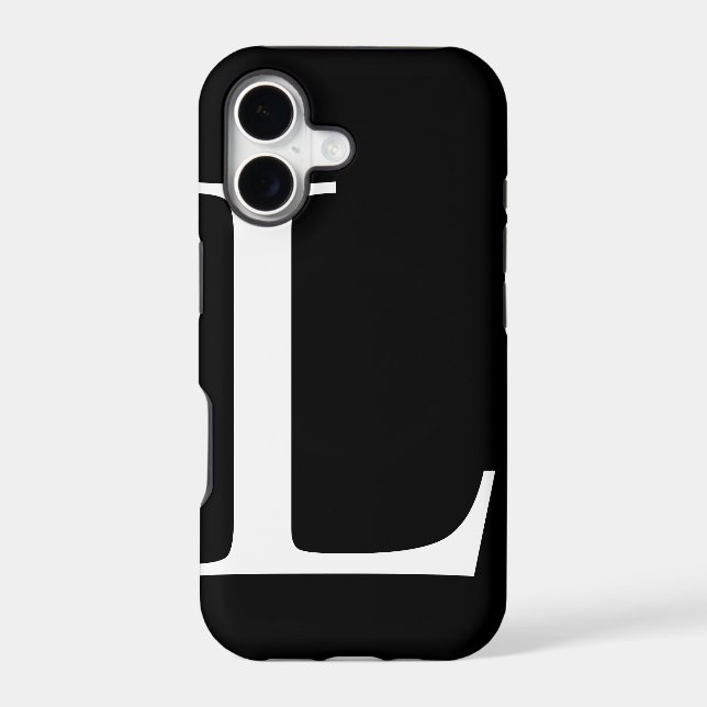 Initial L iPhone Case (Back)