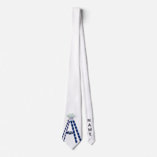 Initial Letter A, Monogram Modern Stylish Trendy Tie