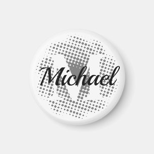 Initial Letter Custom Name Magnet