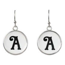 Initial letter monogram customisable gift jewels