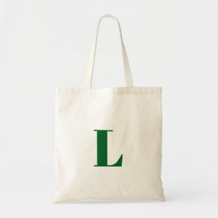 Initial Letter Navy Monogram Modern Stylish Cool Tote Bag