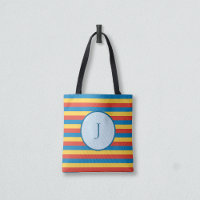 Initial Letter Primary Colour Striped