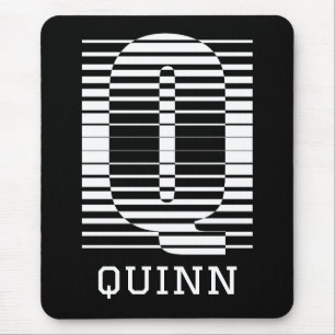 INITIAL LETTER Q - ALPHABET NAME Q MOUSE PAD