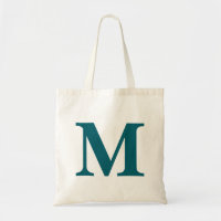 Initial Letter Teal Monogram Modern