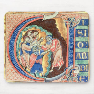 Initial Letter 'V' Visio Abdie Mouse Pad
