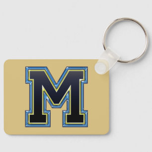 Initial M Key Ring