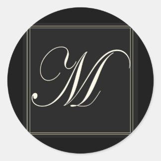 Initial M Sticker