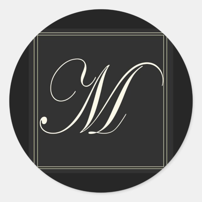 Initial M Sticker (Front)