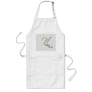 Initial Monogram Apron