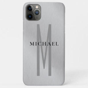 Initial monogram professional plain add your name Case-Mate iPhone case