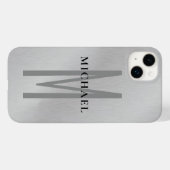 Initial monogram professional plain add your name Case-Mate iPhone case (Back (Horizontal))