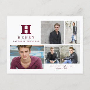 Initial multi photo graduate announcement