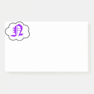 Initial N Monogram Notes