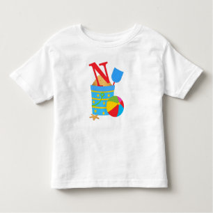 Initial N - Toddler Fine Jersey T-Shirt