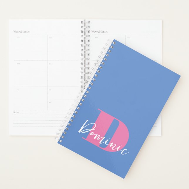 Initial + Name Personalized - Easy to Customize - Planner (Display)
