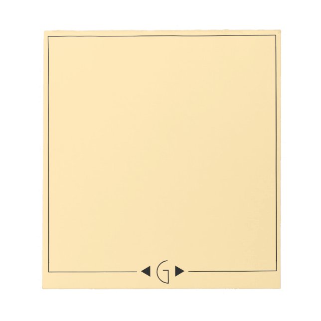 Initial Note Pad (Front)