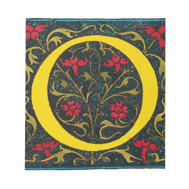 INITIAL O, 1520. NOTEPAD (Front)