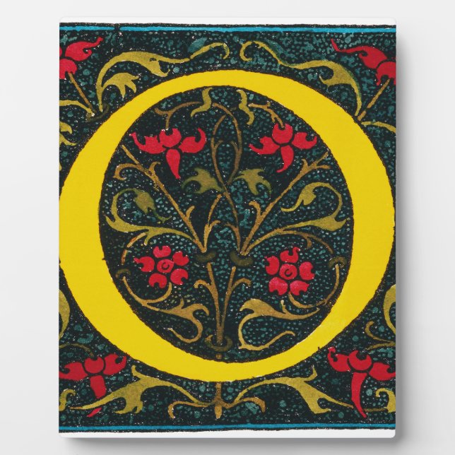 INITIAL O, 1520. PLAQUE (Front)