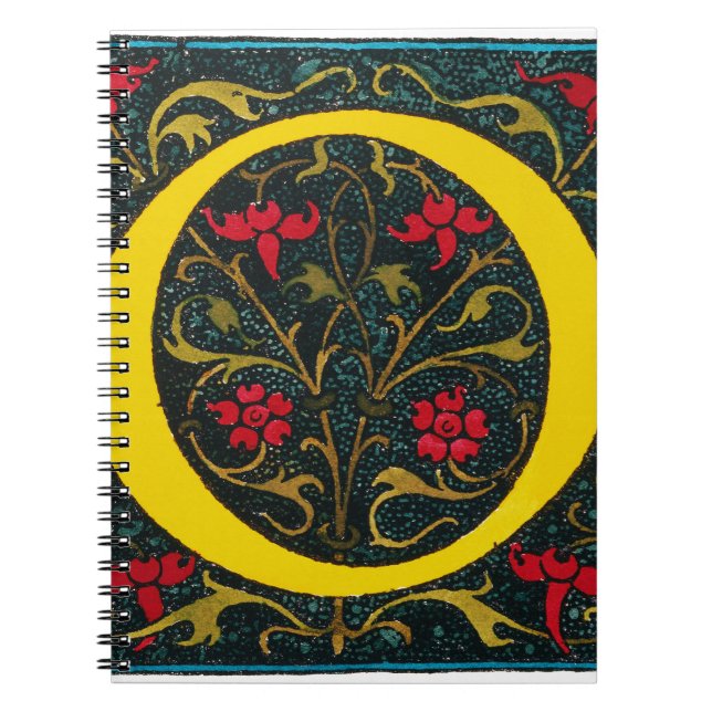 INITIAL O, 1520. SPIRAL NOTEBOOK (Front)