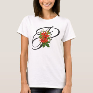 Initial P, Vintage Passion Flower T-Shirt